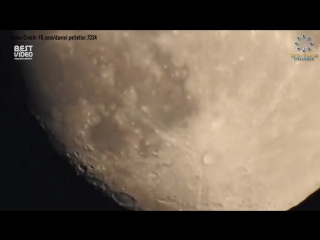 photographer using 83x zoom was able to see the smallest details on the moon