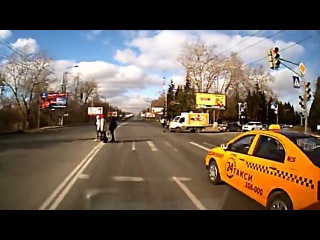 omsk traffic cop