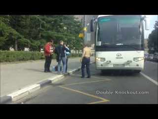 foreigners against the bus driver.