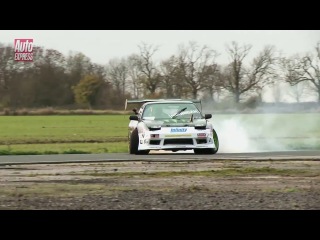 new mercedes s63 amg vs nissan 200sx drift off - auto express