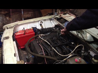 engine from vaz 2112 on the classics (first run)