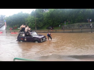 flood on the borovsky highway 06/30/2013